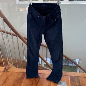 7 For All Mankind Dark Blue Straight Leg Jeans